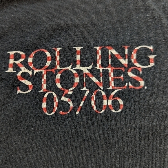 Rolling Stones Bigger Bang 2005 Concert Tee in Black Cotton From Anvil Sz XL - Picture 7 of 8